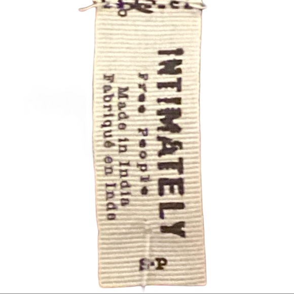 NWT Intimately FREE PEOPLE Black Comb Floral Tank - Picture 3 of 3